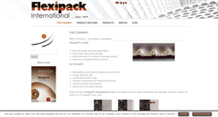 Desktop Screenshot of flexipack.de